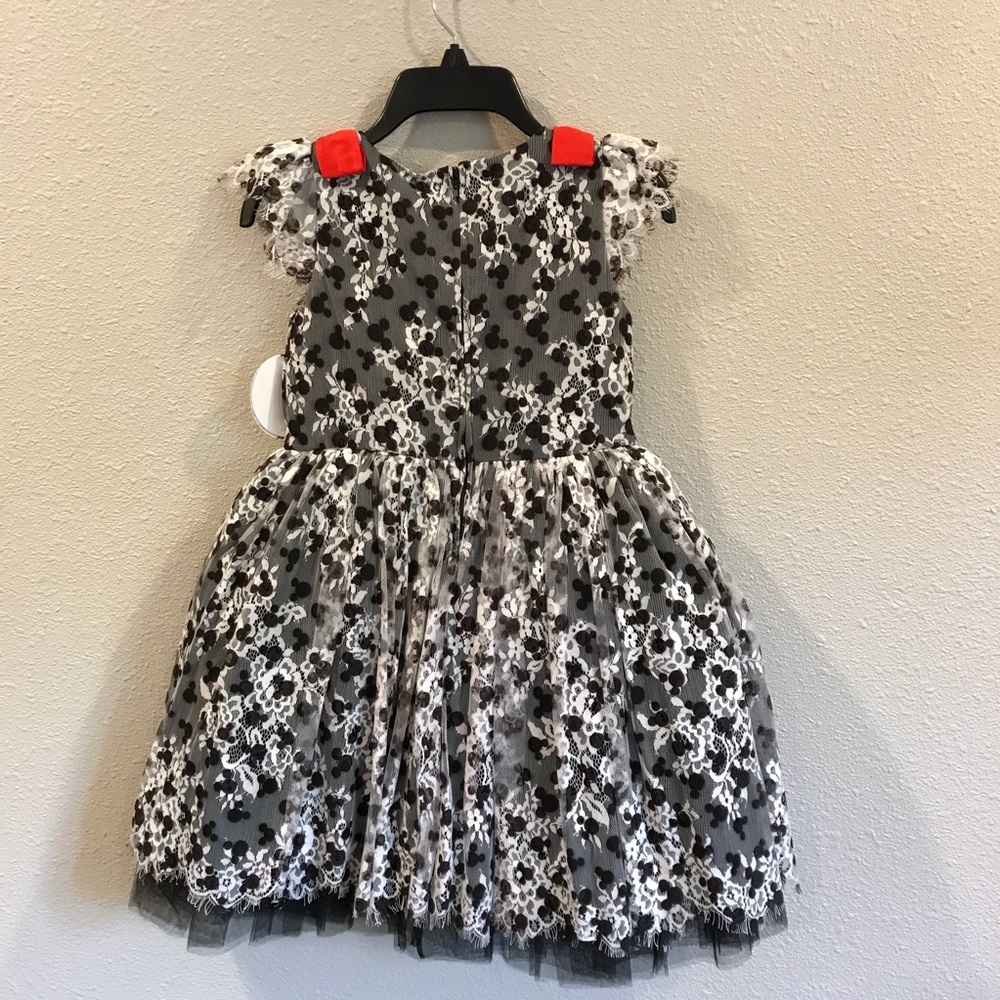 Disney Tutu Couture Minnie Mouse Lace Dress - Picture 4 of 8
